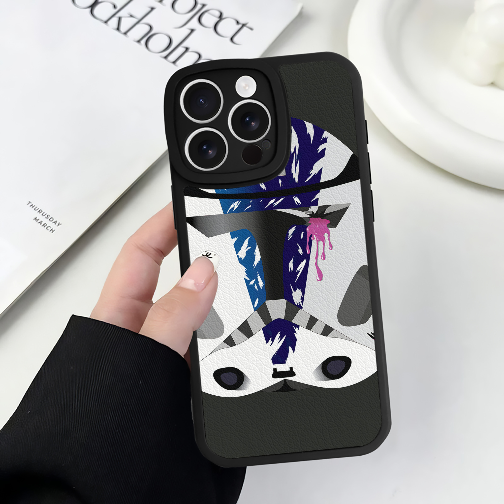 （画像用） スター・ウォーズ Star Wars 【iPhone 16シリーズ対応】シリコンスマホケース（レザー調） 材質：シリコン